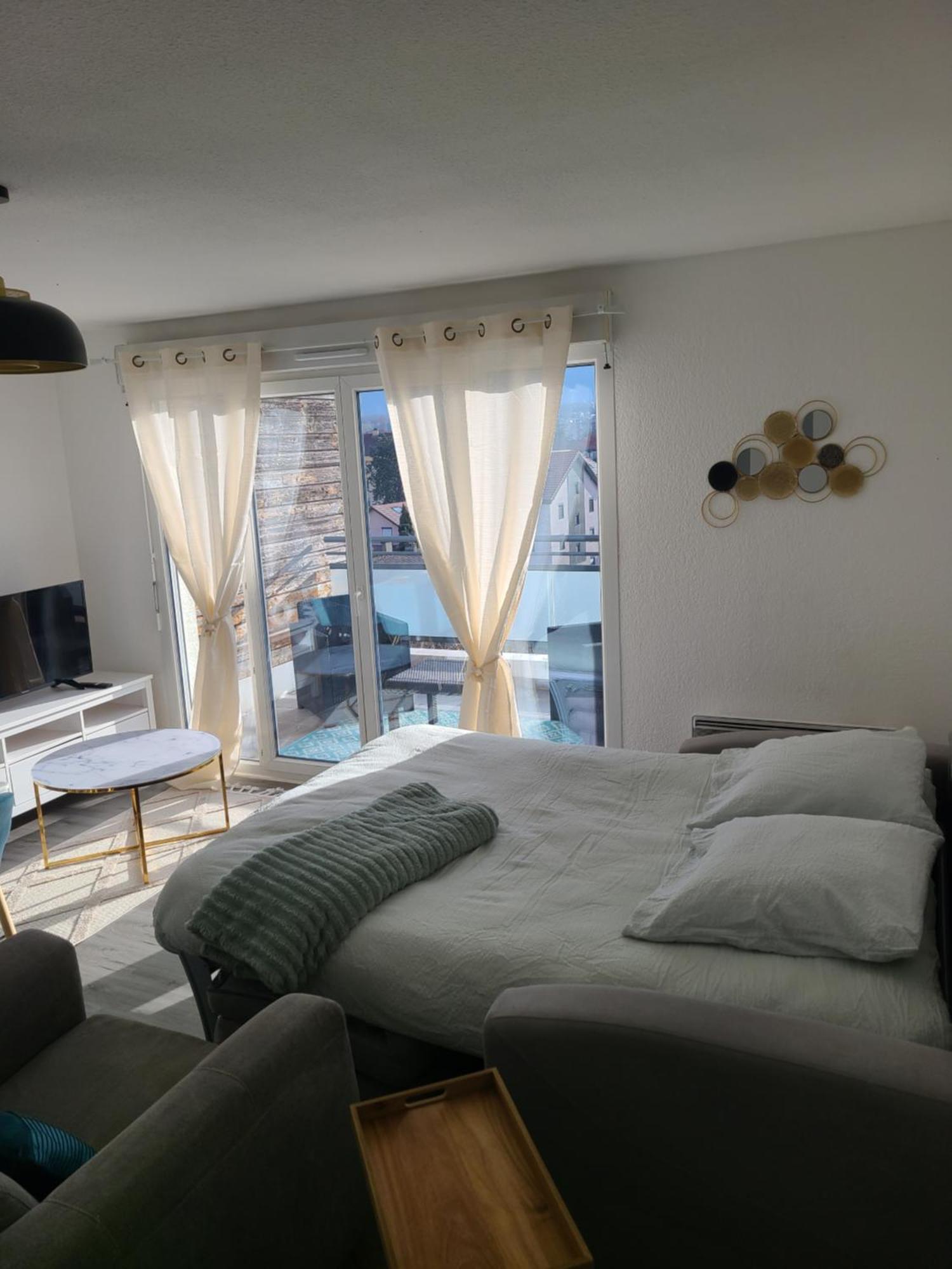 Joli T2 Proche Gare Avec Vue Daire Annemasse Dış mekan fotoğraf